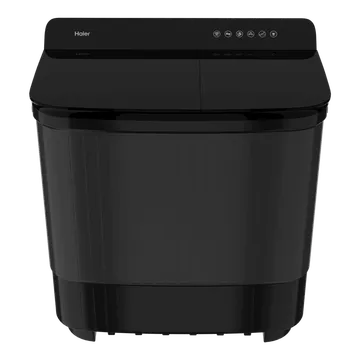 Haier 14 kg 5 Star Semi Automatic Washing Machine with Magic Filter (178, HTW140-178BK, Black)