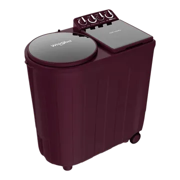 Whirlpool 8.5 kg 5 Star Semi Automatic Washing Machine with Turbo Dry Technology (30351, Wine Dazzle)