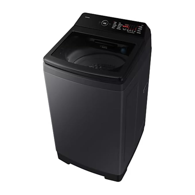 Samsung 10.0 kg 5 Star Top Load Washing Machine with AI Wash, Super Speed, Eco Bubble, Smart Control, Wi-Fi Enabled (WA80F10S2C, Deep Charcoal)