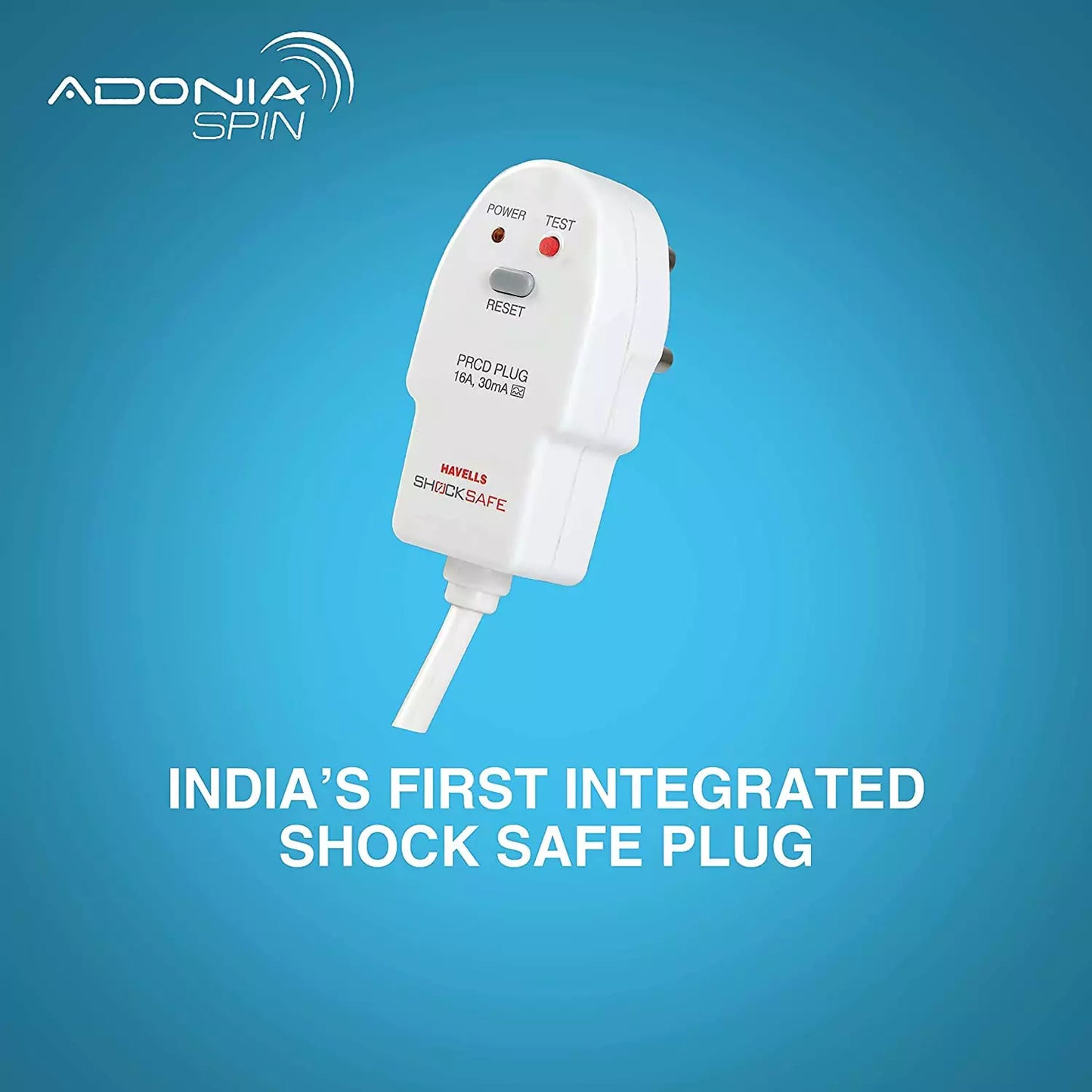 ADONIA SPIN 15L With Shock-Safe Plug