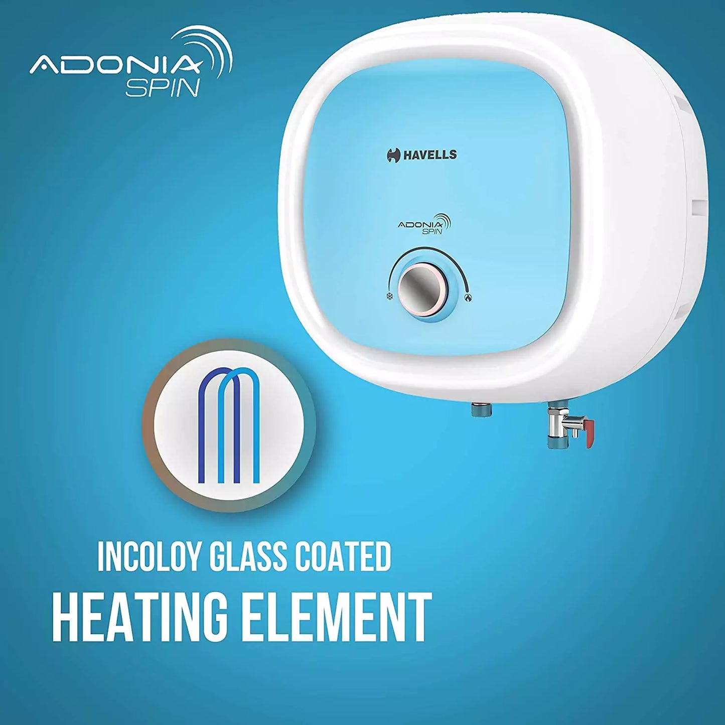 ADONIA SPIN 15L With Incoloy Glass Coated Heating Element