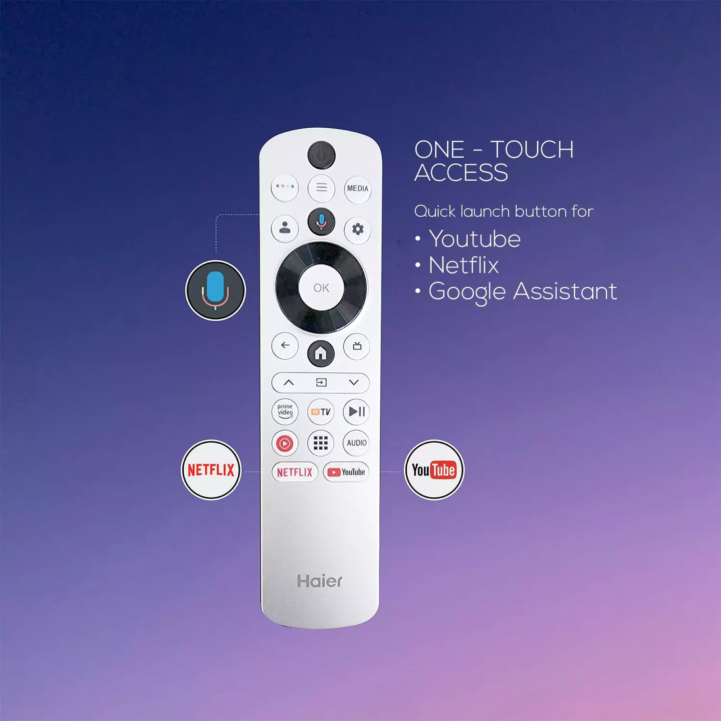 Haier 109 cm (43 inches) QLED - Google Assistant