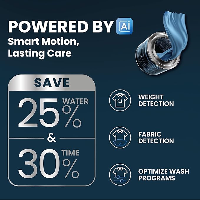 IFB 11 Kg 5 Star, DeepClean®, AI Powered, WiFi, Fully Automatic Front Load Washing Machine (EXECUTIVE PLUS BXN 1114KH, PowerSteam®, 9 Swirl, Steam Refresh, Inbuilt Heater, Eco Inverter, Black VCM)
