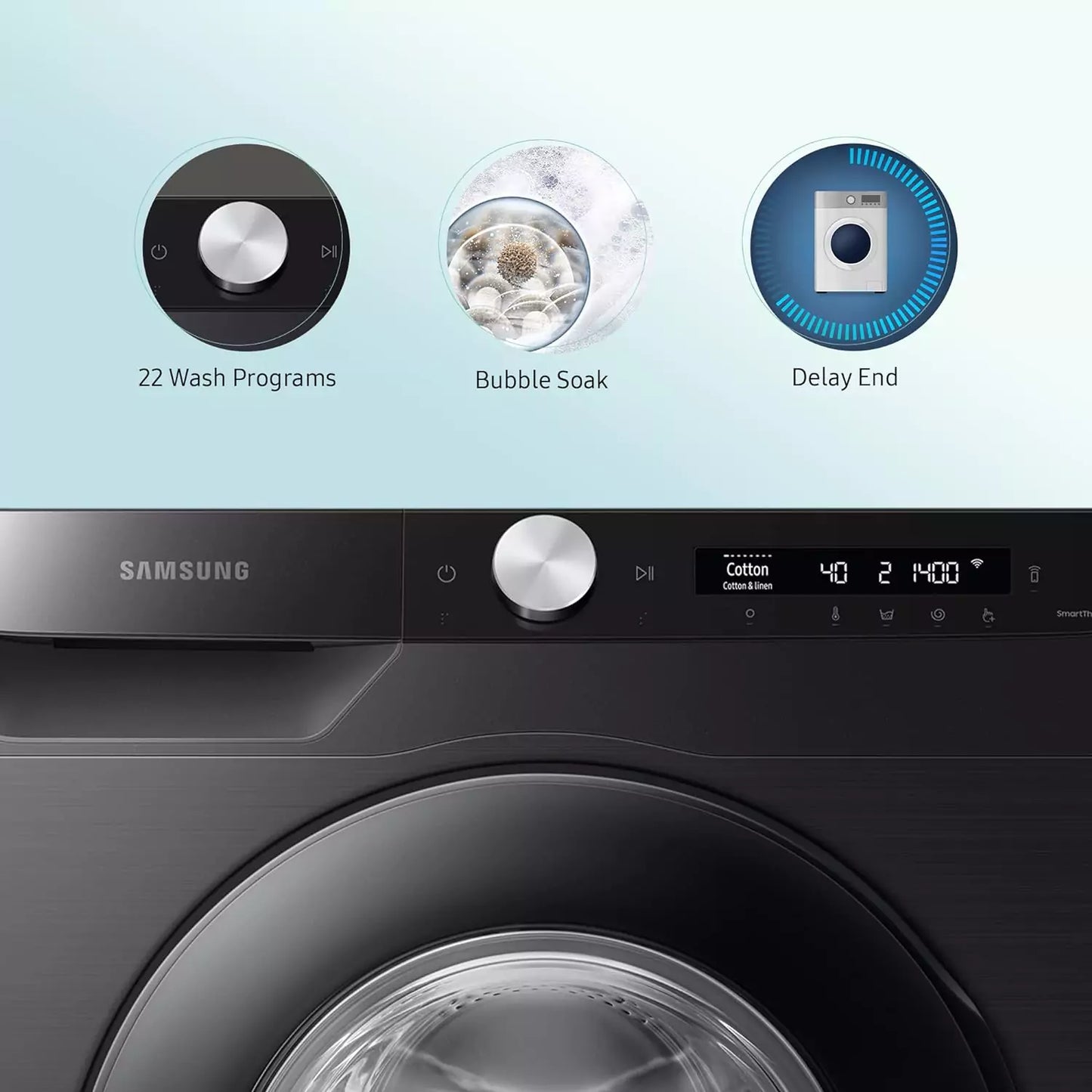 Samsung 12.0 kg Front Load Washing Machine with AI Energy mode