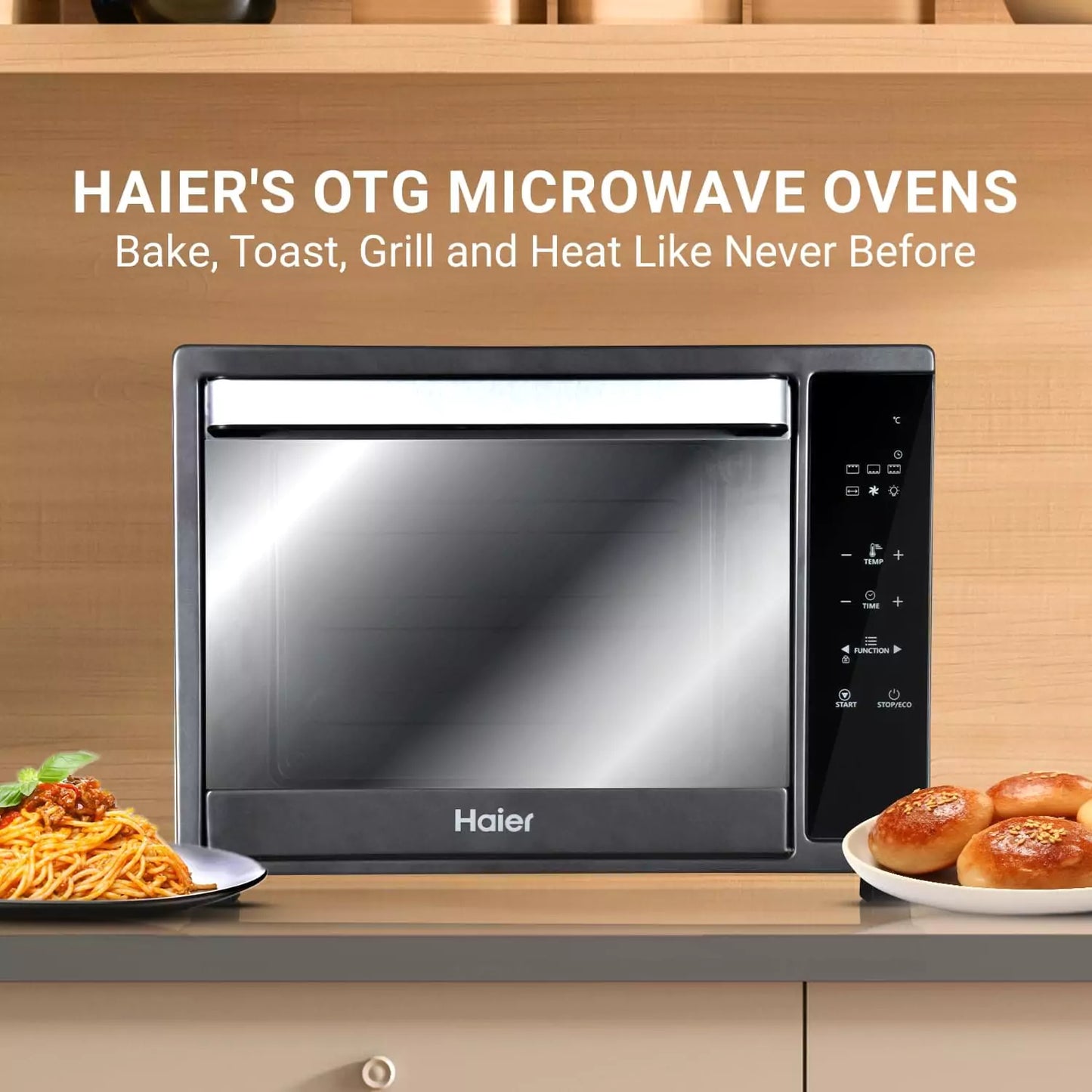 Haier Electric Oven Toaster Grill 35 Litre with Digital Control