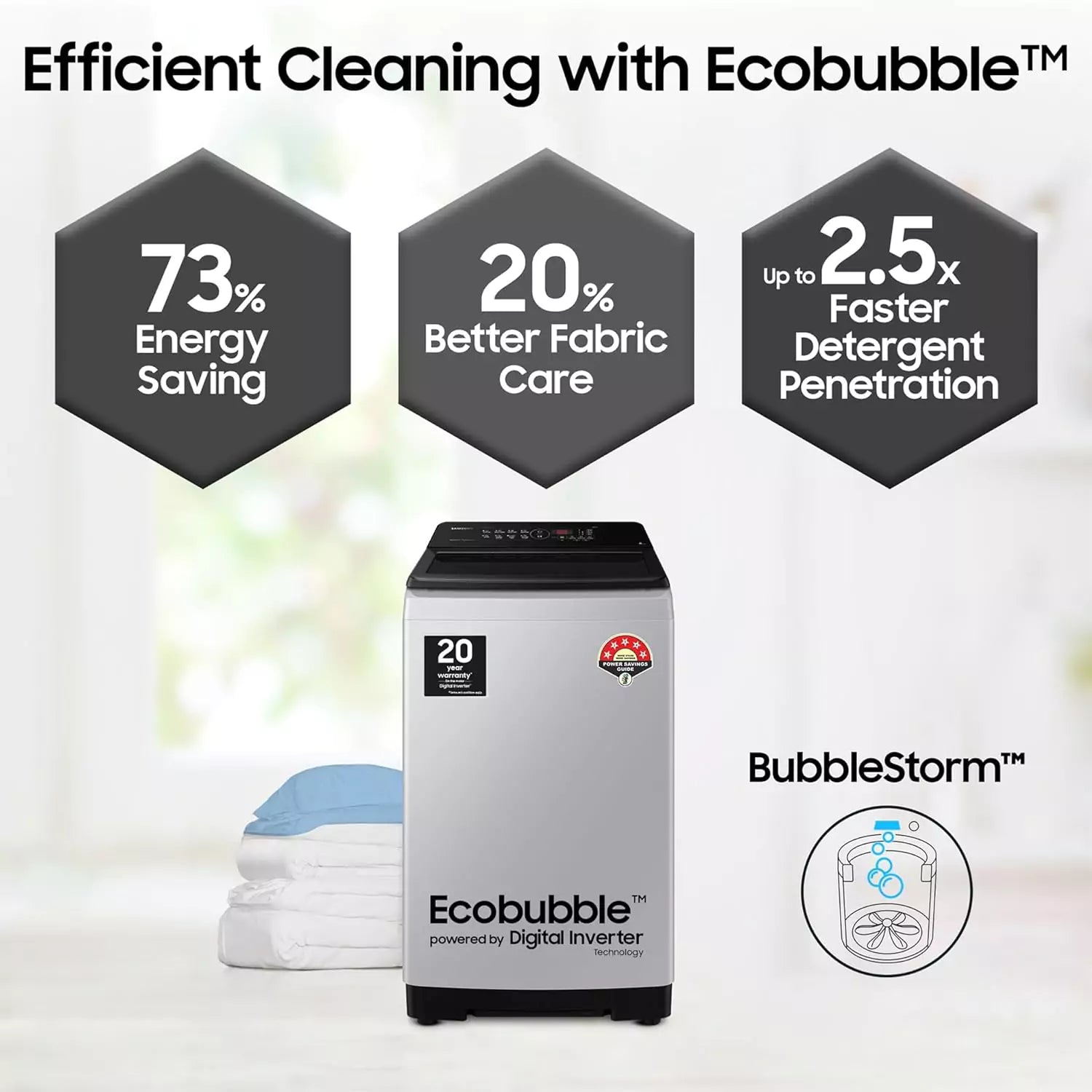 Efficient Cleaning With Ecobubble
