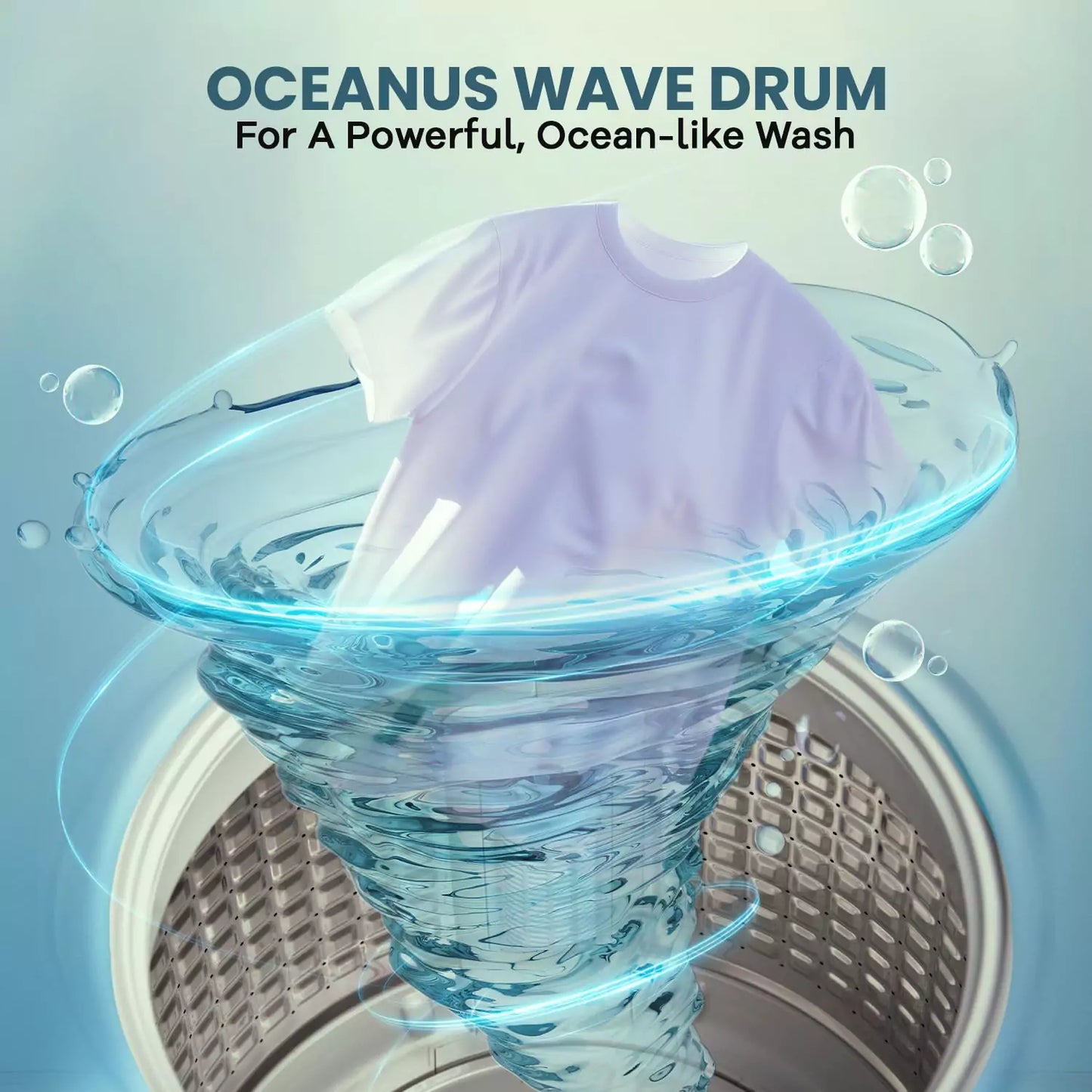 Haier 7 Kg Fully Automatic Top Load Washing Machine with Ocean - like wash