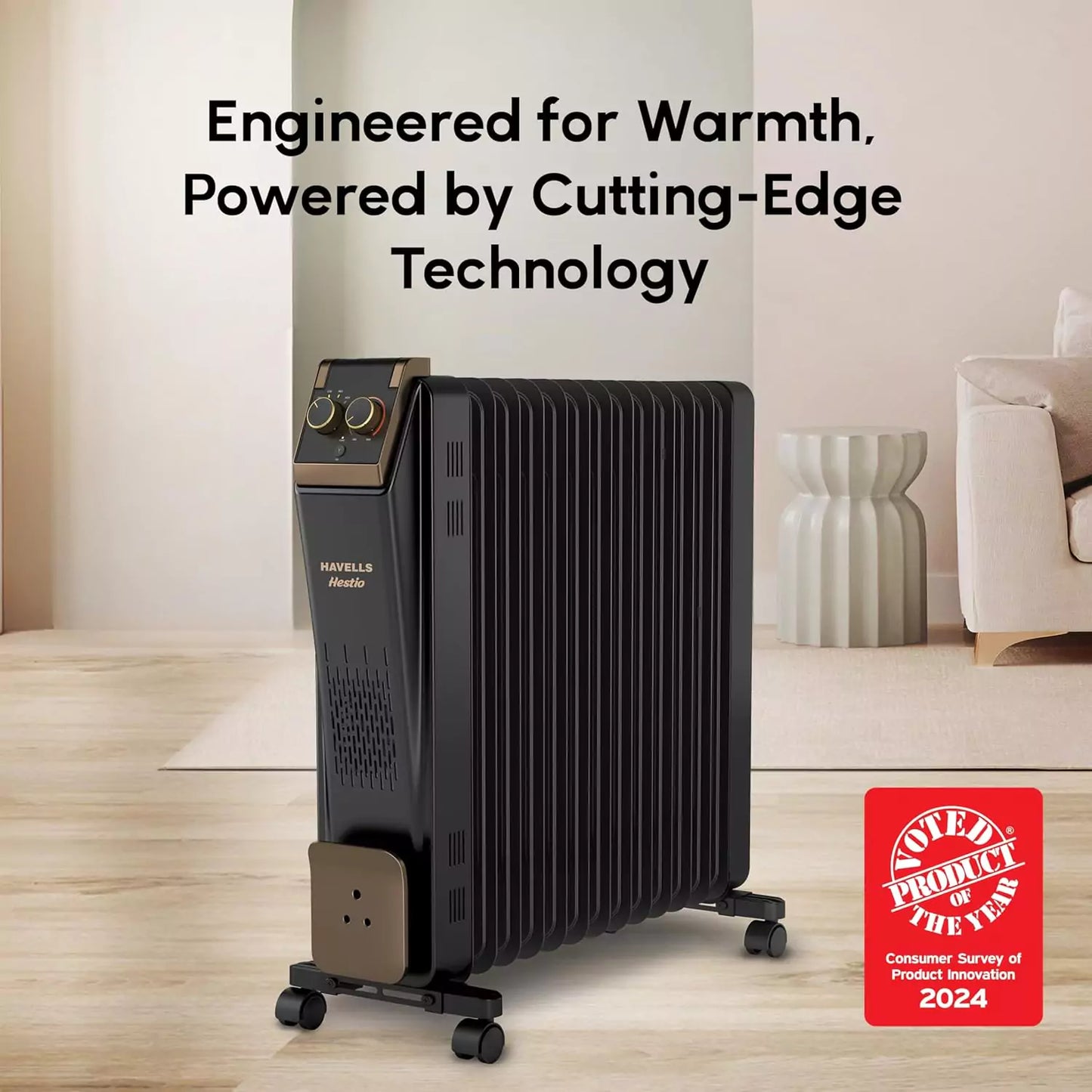 Havells 11 Fin Hestio Wave Fin OFR With 2 Years warranty