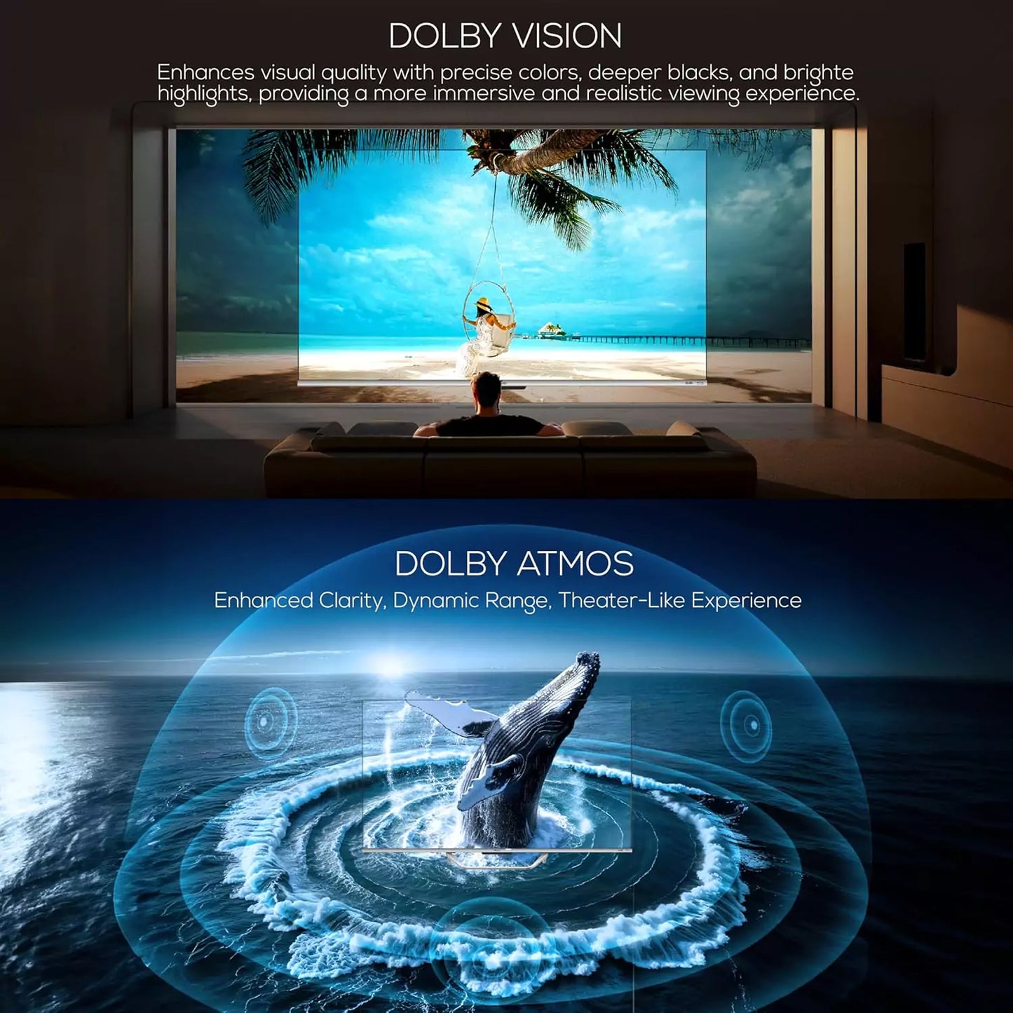 Haier 109 cm (43 inches) QLED with theater - like experience