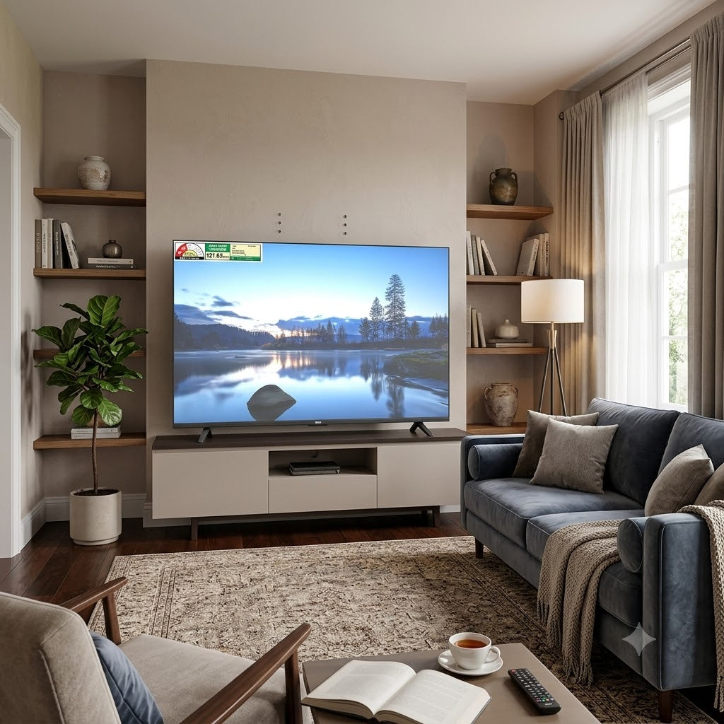 Haier K85GUX 109.22 cm (43 inch) 2 Star QLED 4K Ultra HD Smart Google TV with Google Voice Assistant (2026 model)