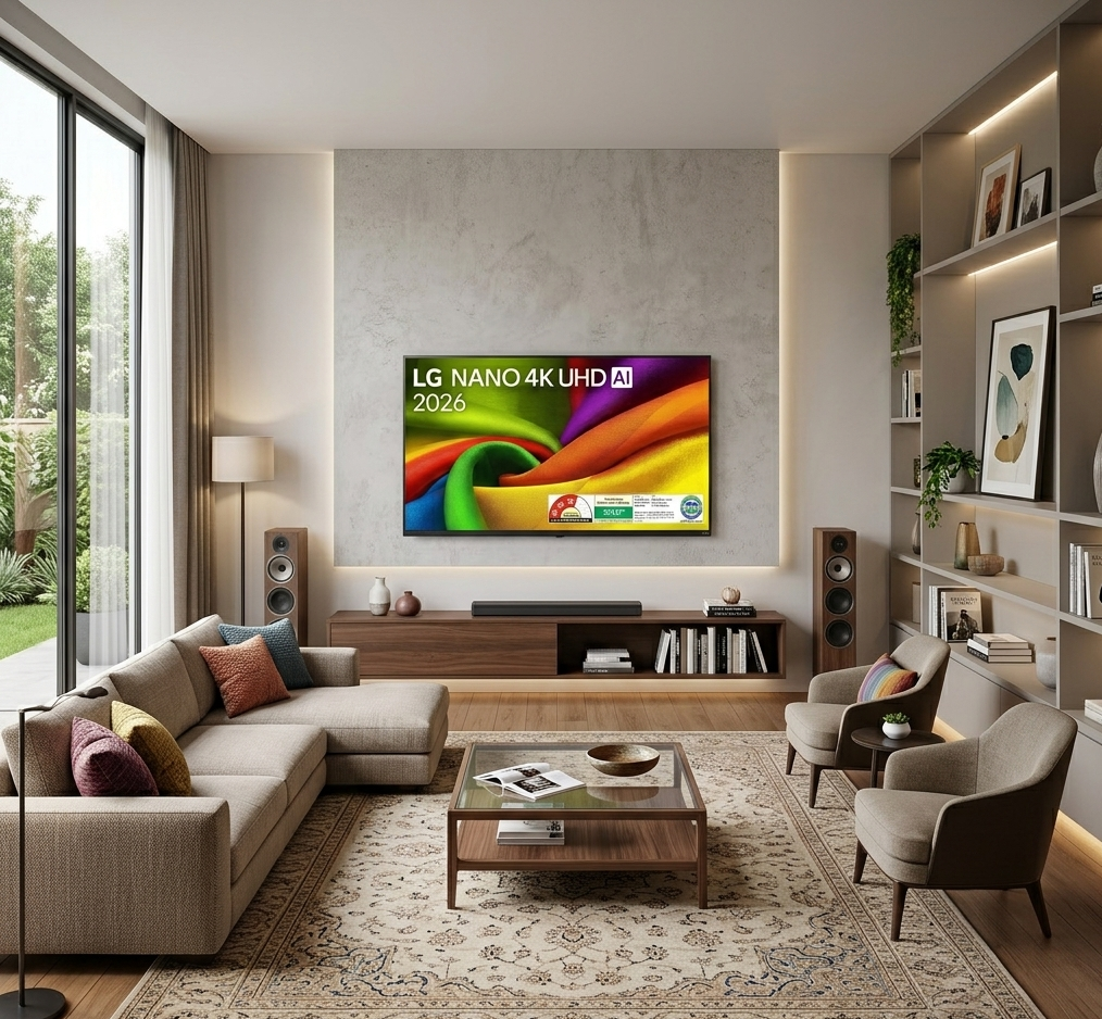 164 cm (65) LG NANO 4K UHD TV 65NU880BPLA with α7 AI Processor 4K Gen9, with HDR10 Pro 2026