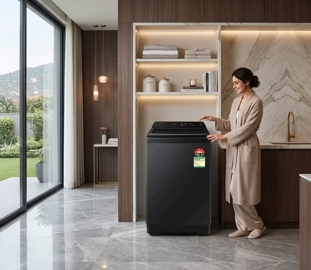 10.0 kg Top Load Washing Machine with AI Wash and Heater, WA80F10B3B