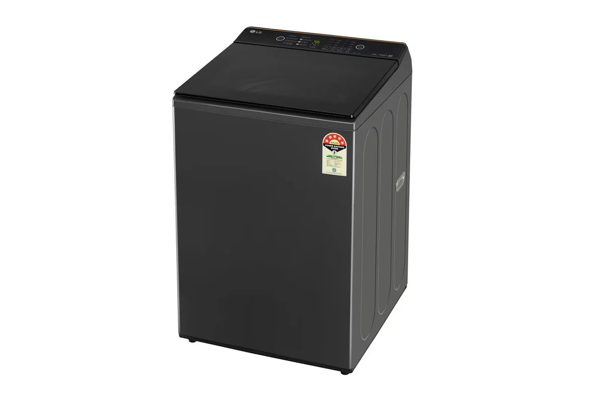 LG 8Kg Top Load Washing Machine, Hard Water Wash, Middle Black, 5 Star T80KMMB3Z