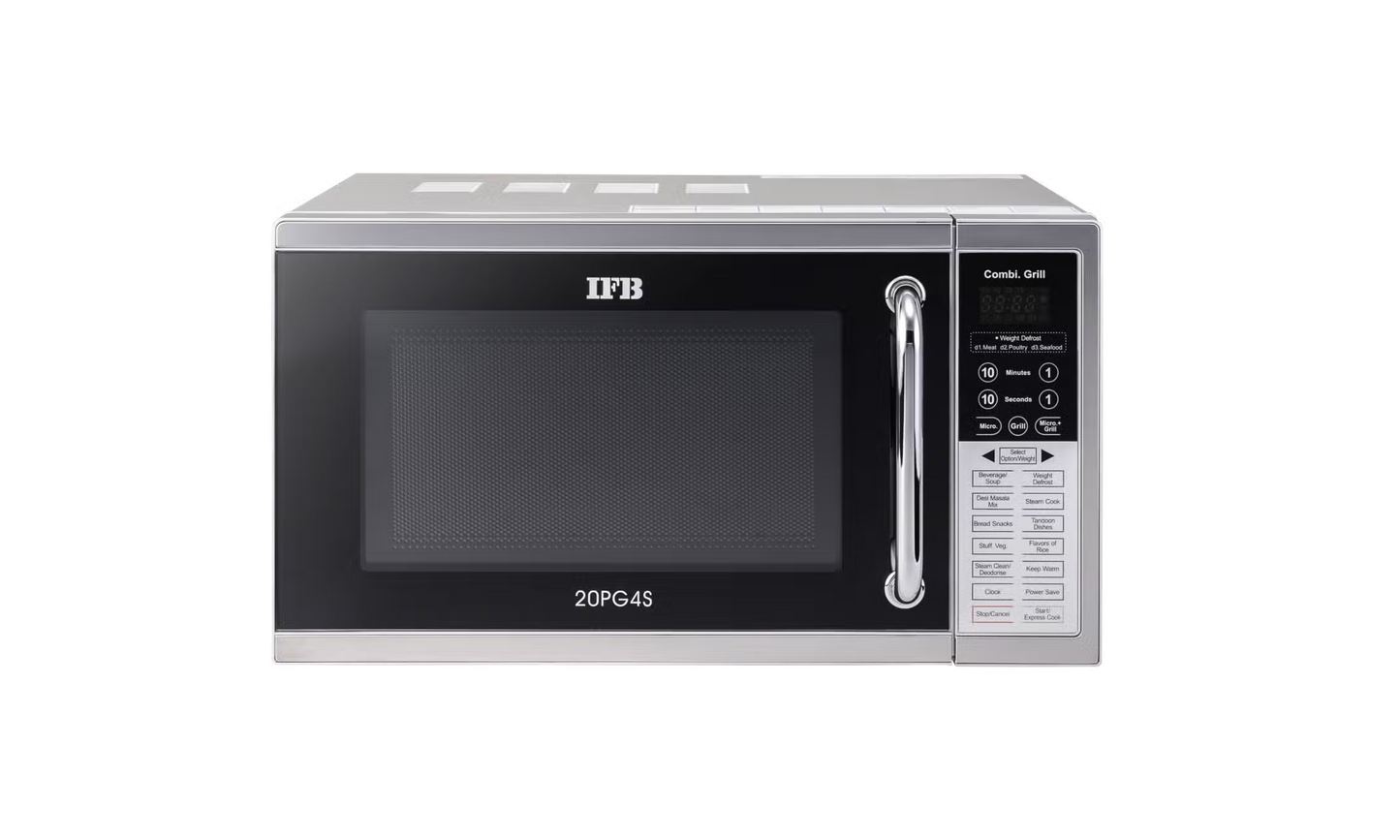 IFB 20 L Grill Microwave Oven with Dual Heaters and Combi Cook