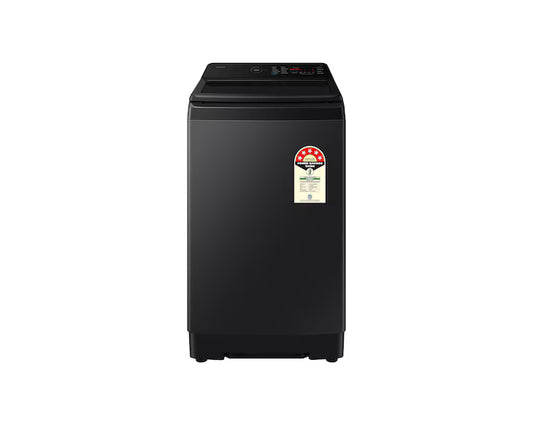 SAMSUNG 8 kg 5 Star Wi-Fi Inverter Fully Automatic Top Load Washing Machine (WA80F08E2BTL, AI VRT+ Technology, Black Caviar)