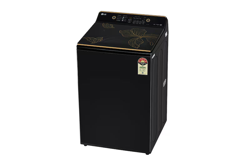 LG 9Kg Top Load Washing Machine, Hard Water Wash, Onyx Black, 5 Star