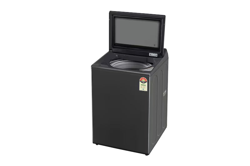 LG 8Kg Top Load Washing Machine, Hard Water Wash, Middle Black, 5 Star