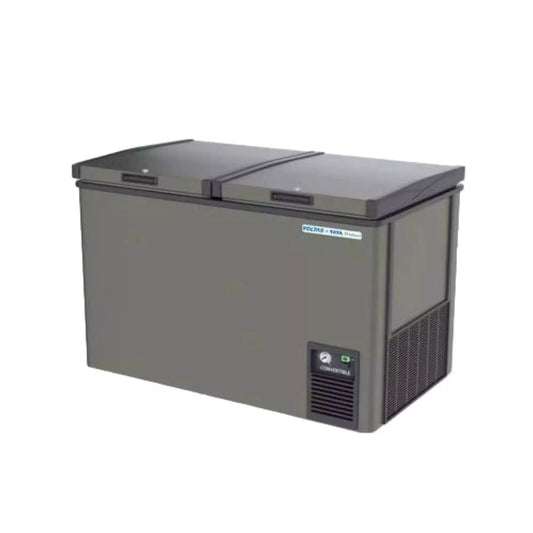 Voltas 405 Ltrs Double Door Deep Freezer CVF405DA4-P-AL Convertible