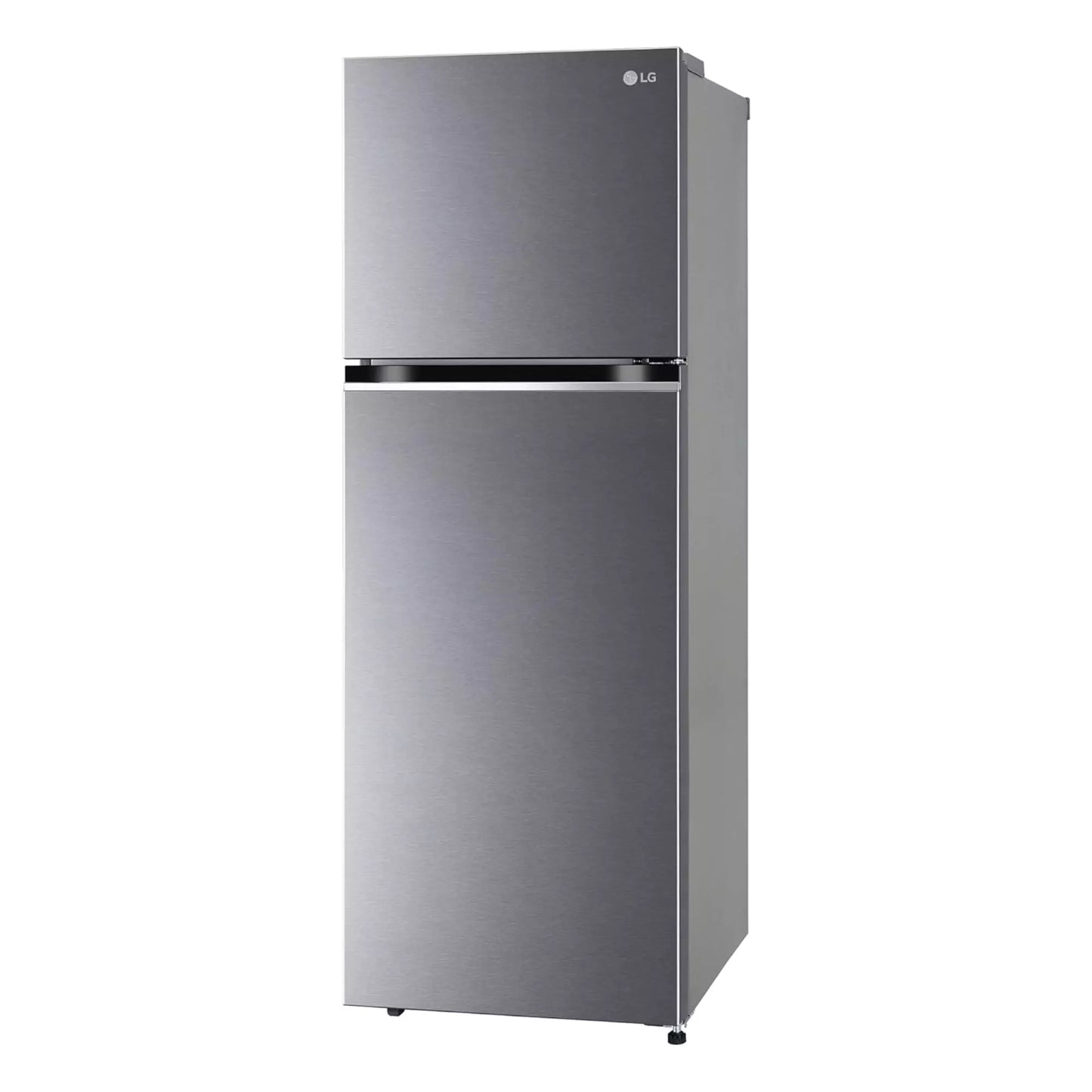 LG 322 L 2 Star Frost-Free Double Door Refrigerator with additional shelf at the door side for added storage space.