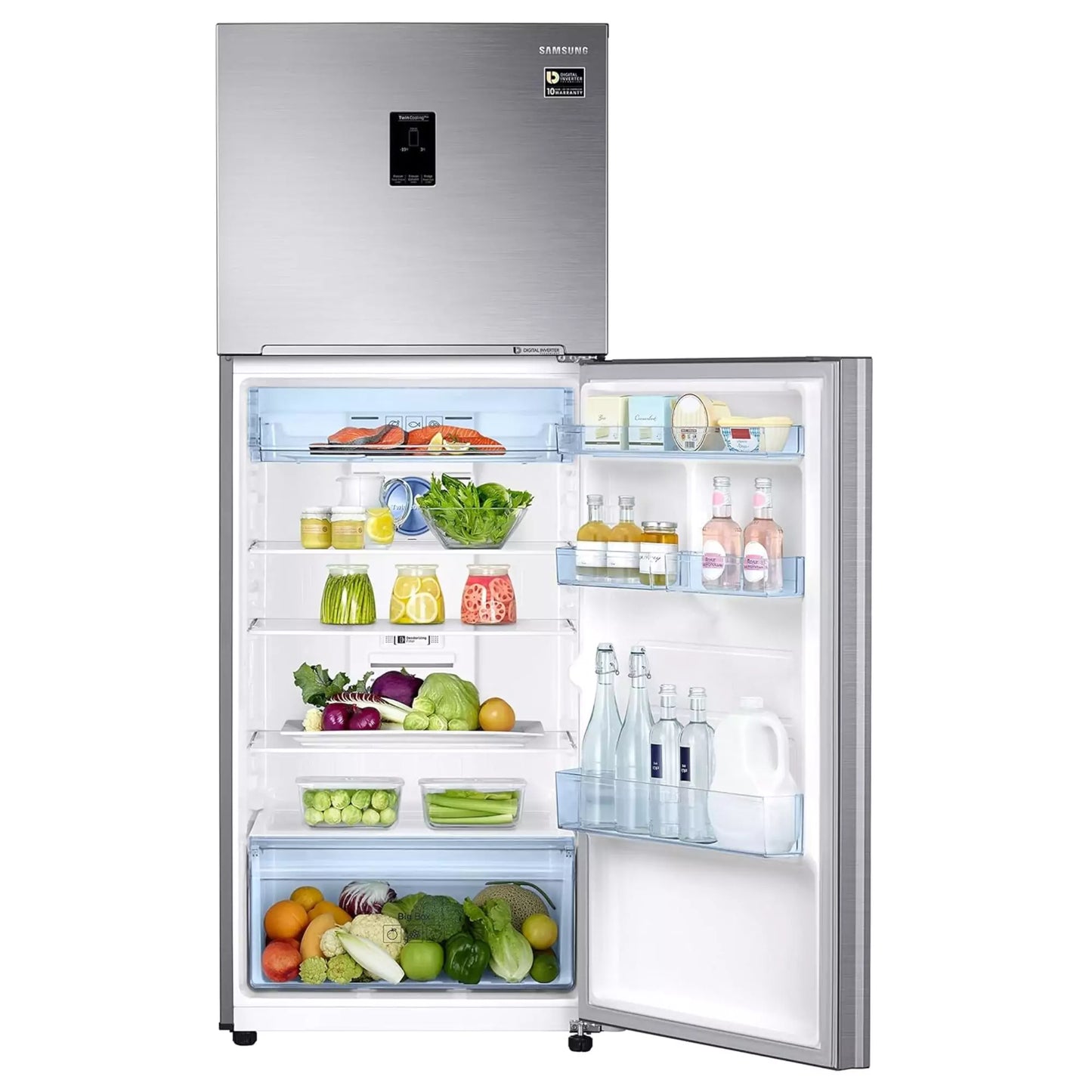 Samsung 363L 1 Star Double Door Refrigerator with Digital Display