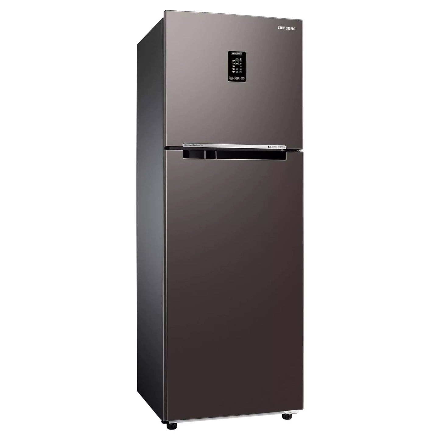 Samsung 322 L, 2 Star Refrigerator Shelf Type : Toughened Glass