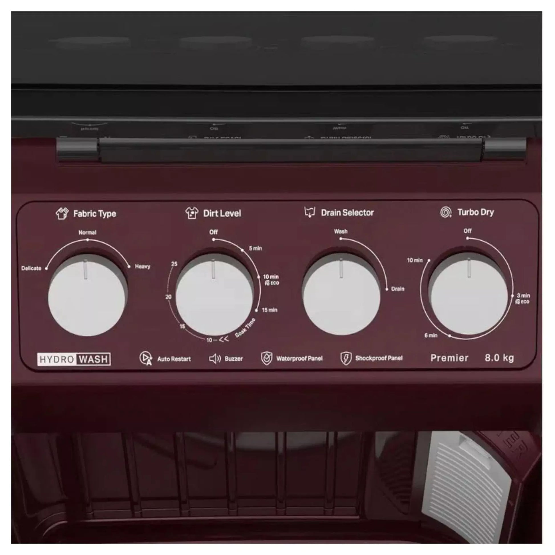 Whirlpool 8.5 Kg 5 Star Semi- Automatic with 3D wave technology