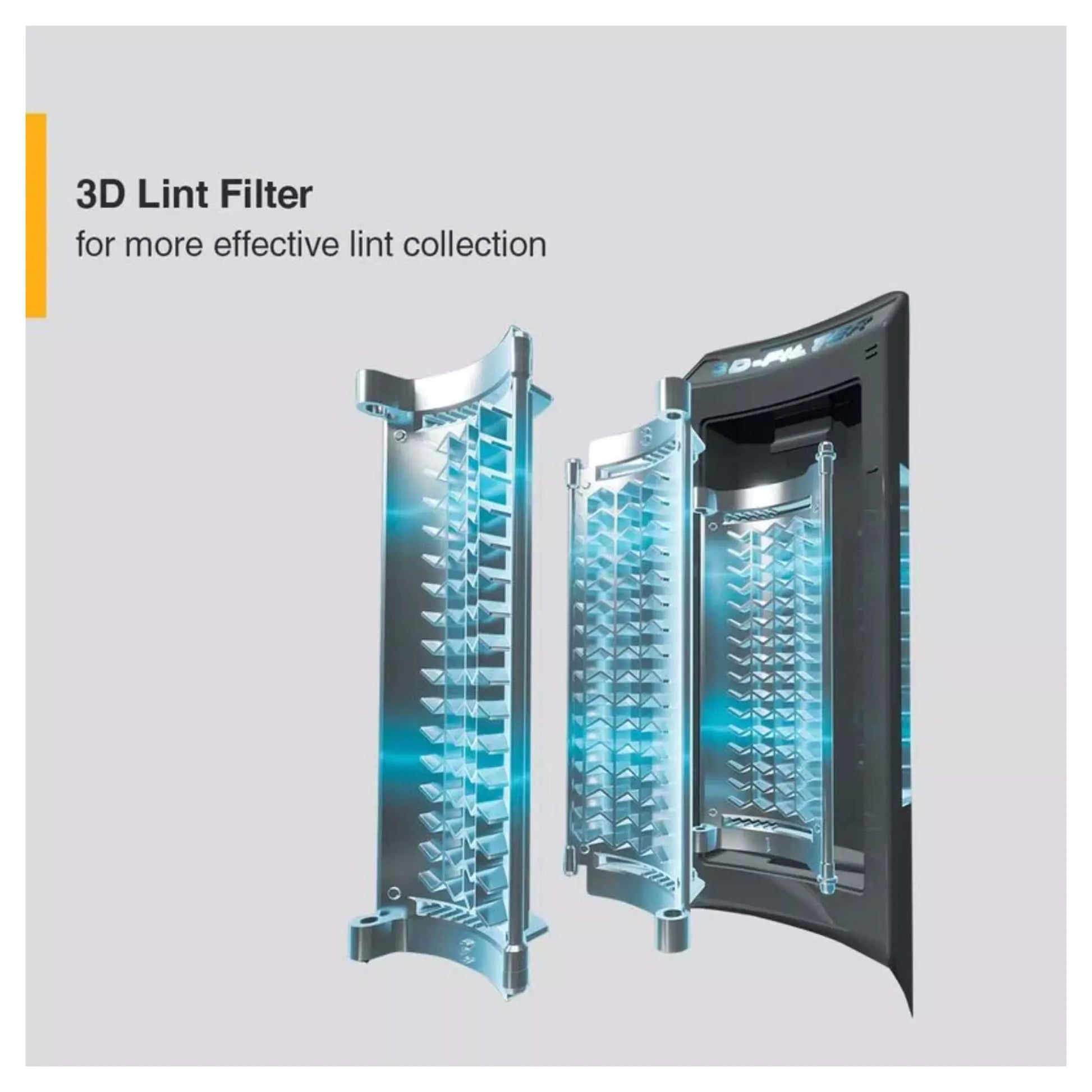 Whirlpool 8.5 Kg 5 Star Semi-Automatic  3D lint filter for more effective lint collection