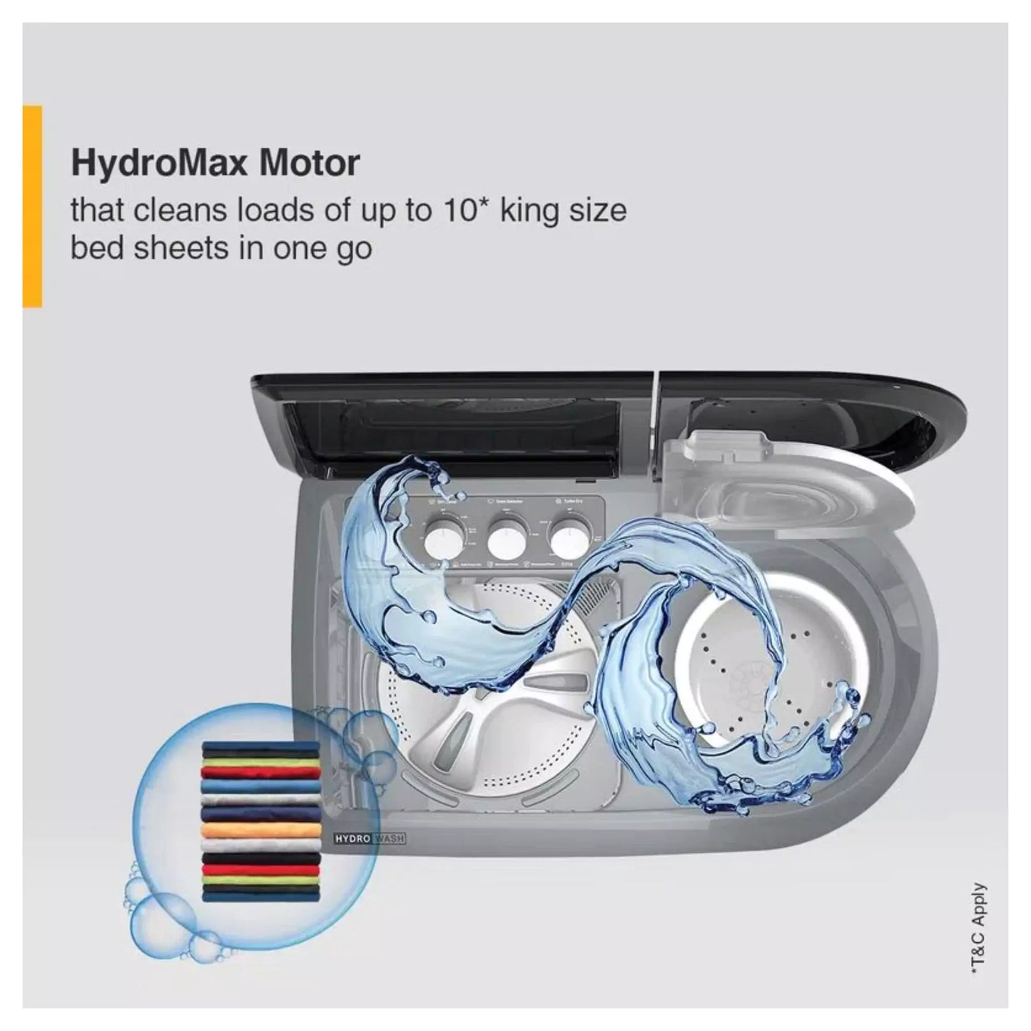 Whirlpool 8.5 Kg 5 Star Semi-Automatic with hydromax motor