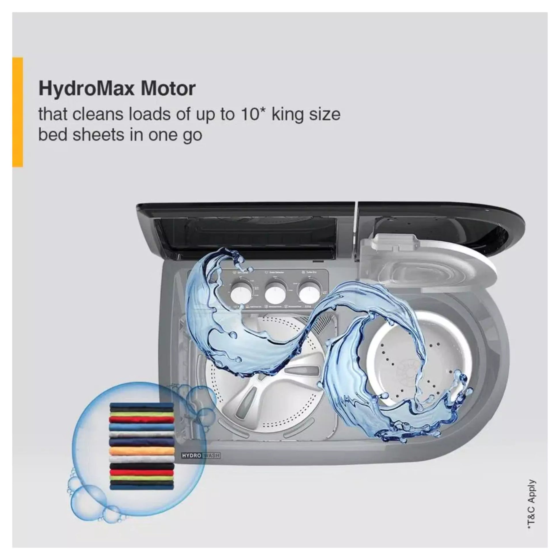 Whirlpool 8.5 Kg 5 Star Semi-Automatic with hydromax motor