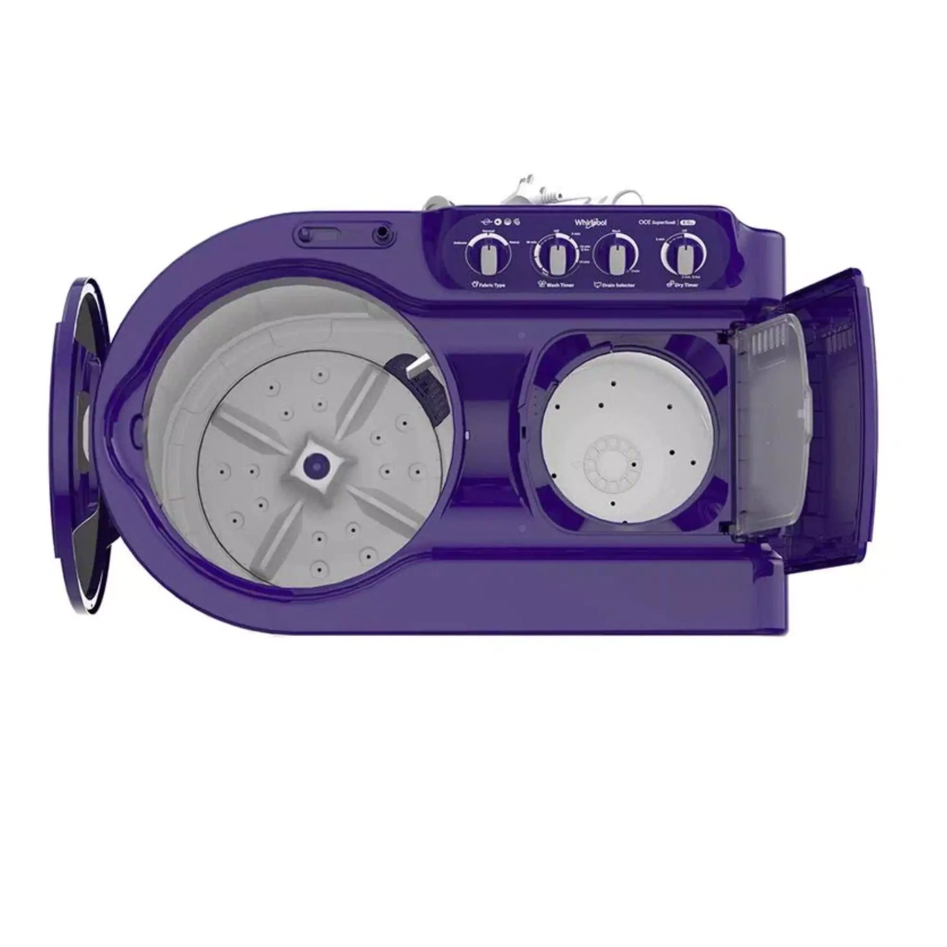 8 Kg Semi Automatic with the machine has 3 different wash programs