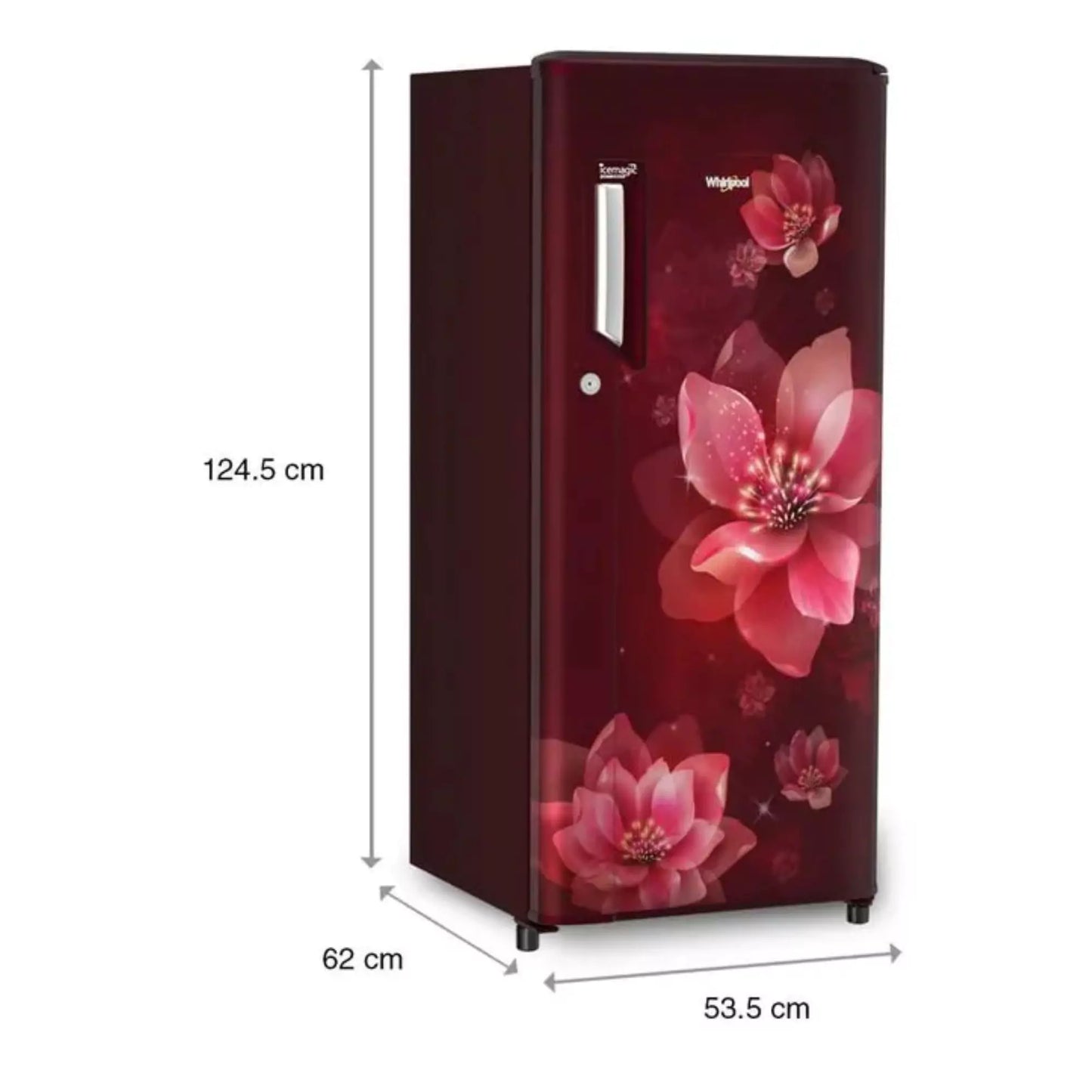 Wine Mulia Whirlpool 192L 3 Star Single-Door Refrigerator is Annual Power Consumption(kWh)- 172 kwh