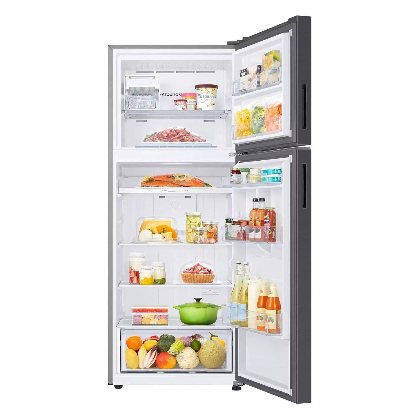 Samsung 415 L, Double Door Refrigerator - RT45CG662AB1TL