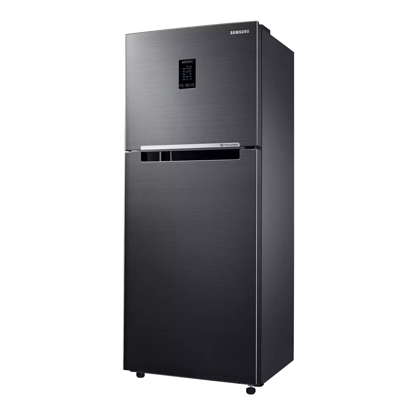 Samsung 301L 2 Star Double Door Refrigerator can fit in three 2l bottles and a 1l in the door at the same time.