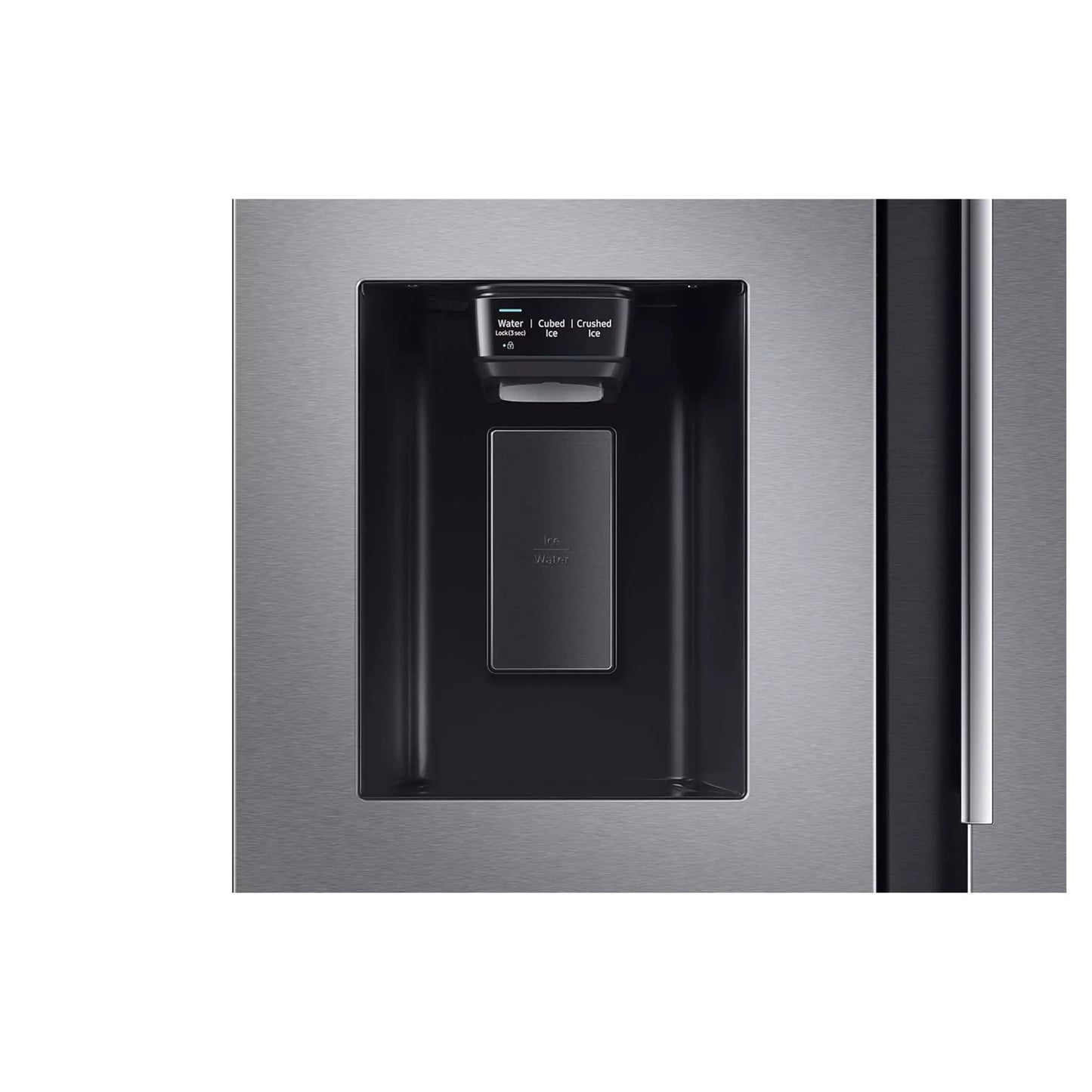 Side-by-side with water dispencer with 4.5 ltr tank of water storage