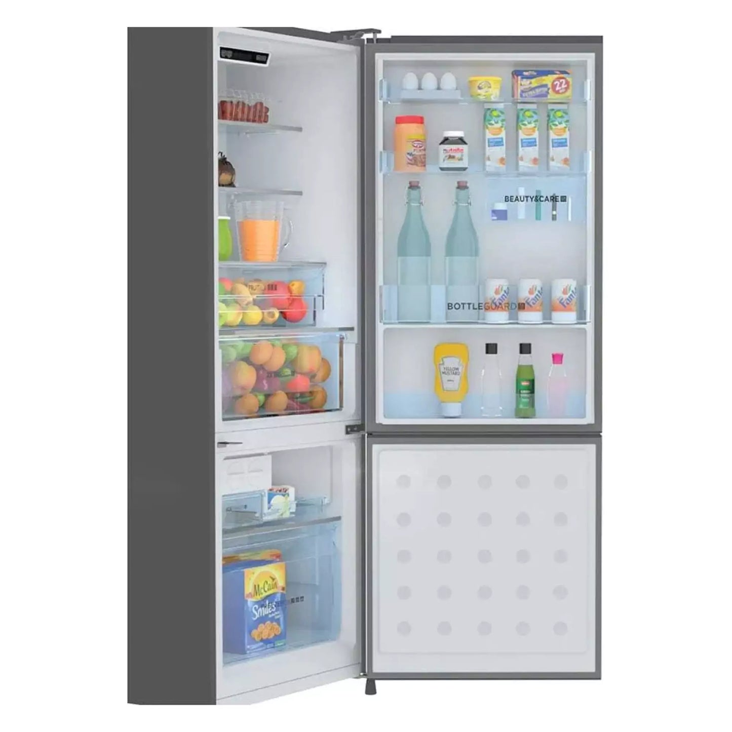 Haier 240 L 2 Star Frost Free Double Door Refrigerator with Removable Anti Bacterial Gasket