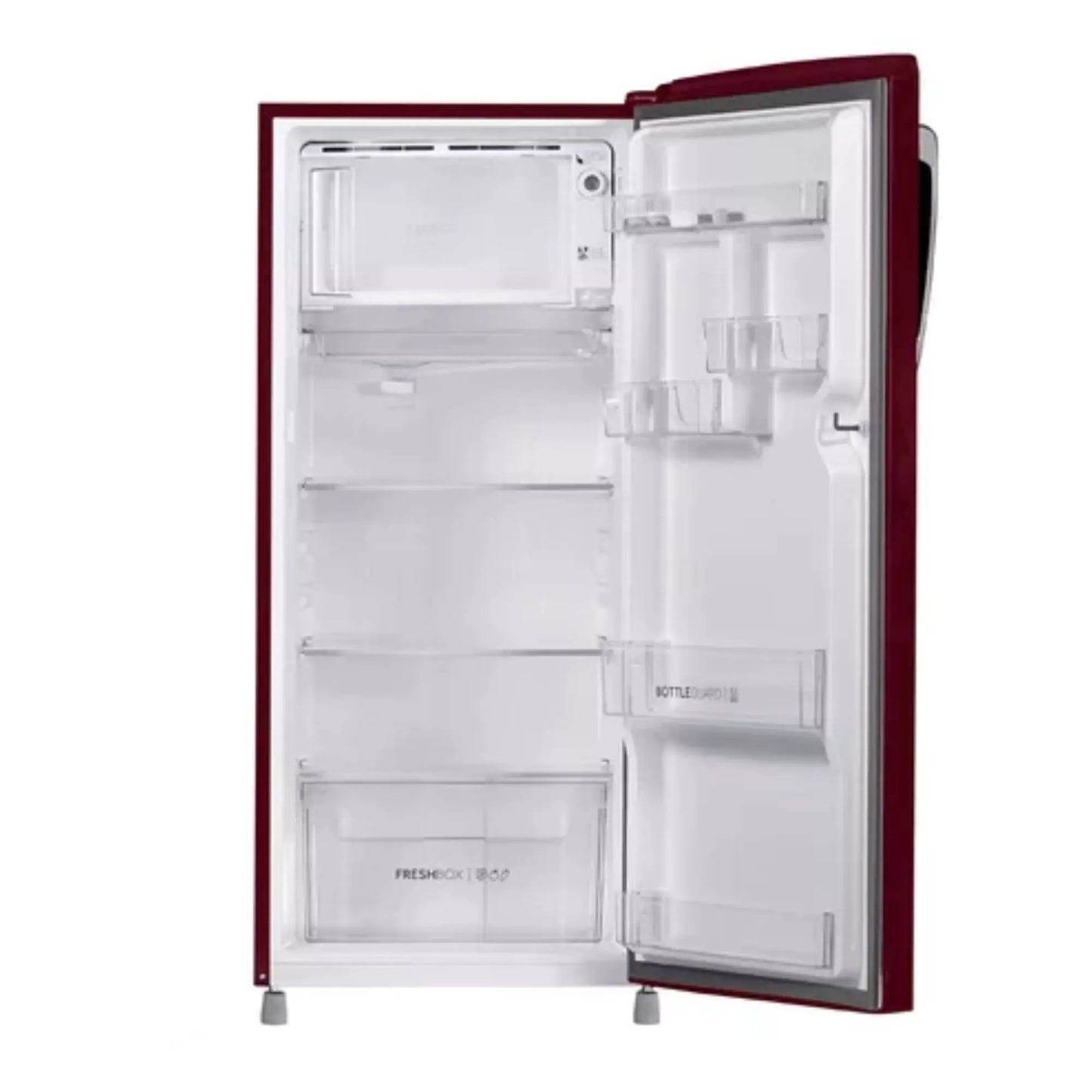 Haier 205 L 3 Star Direct Cool Single Door Refrigerator (Red Rose , HRD-2263CRR-N)
