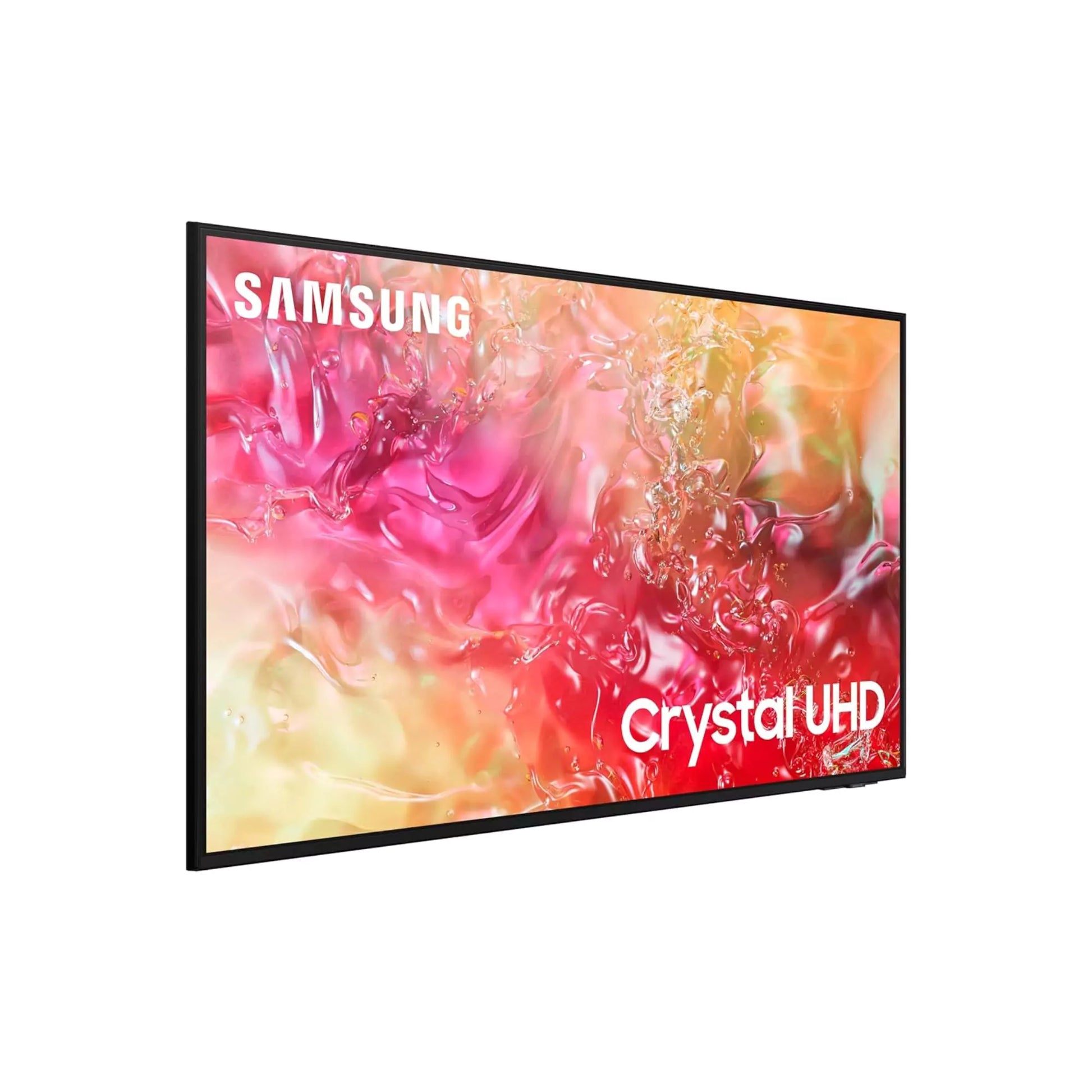 Samsung TV's sleek and elegant design draws you into the pure picture