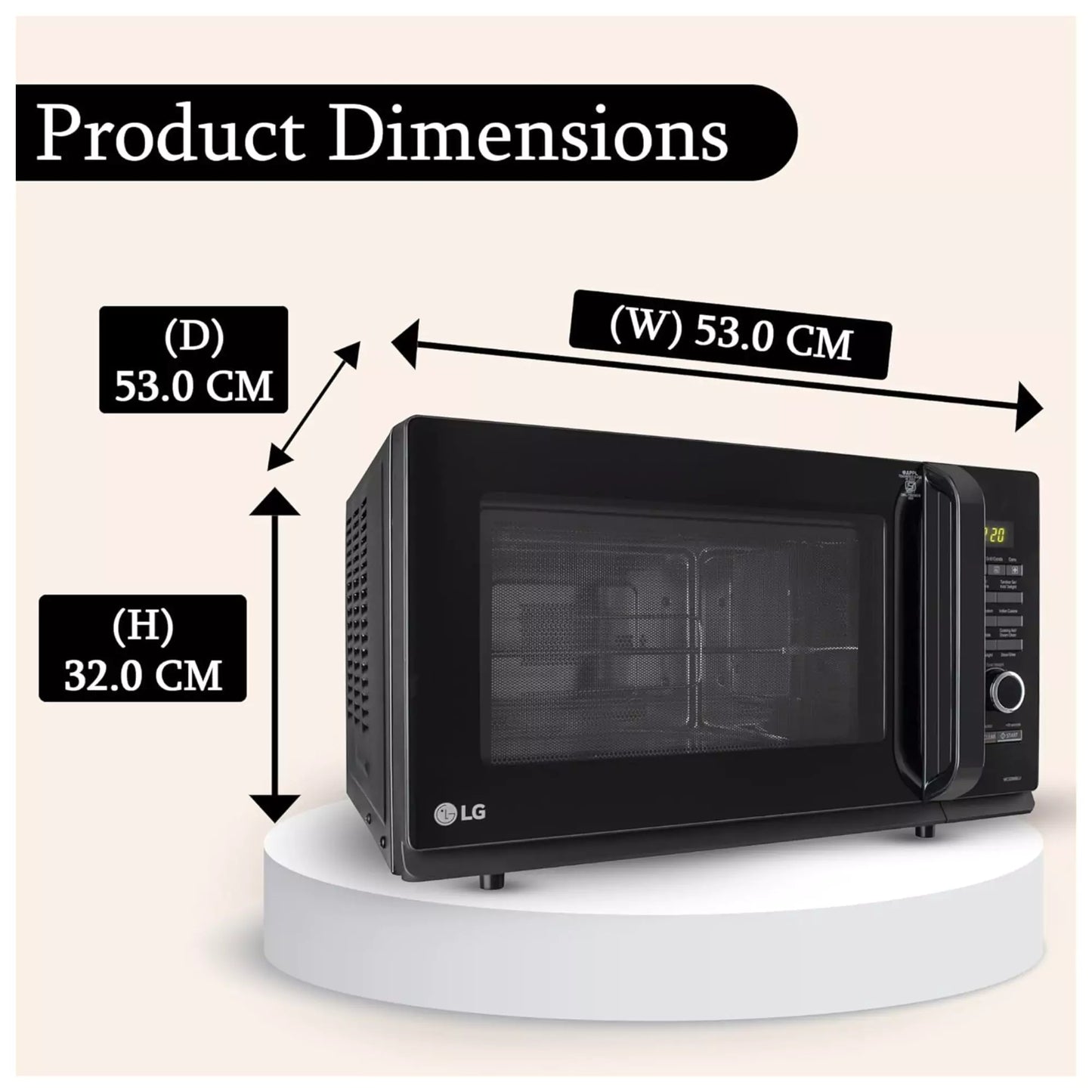 MC3286BLU , product dimension
