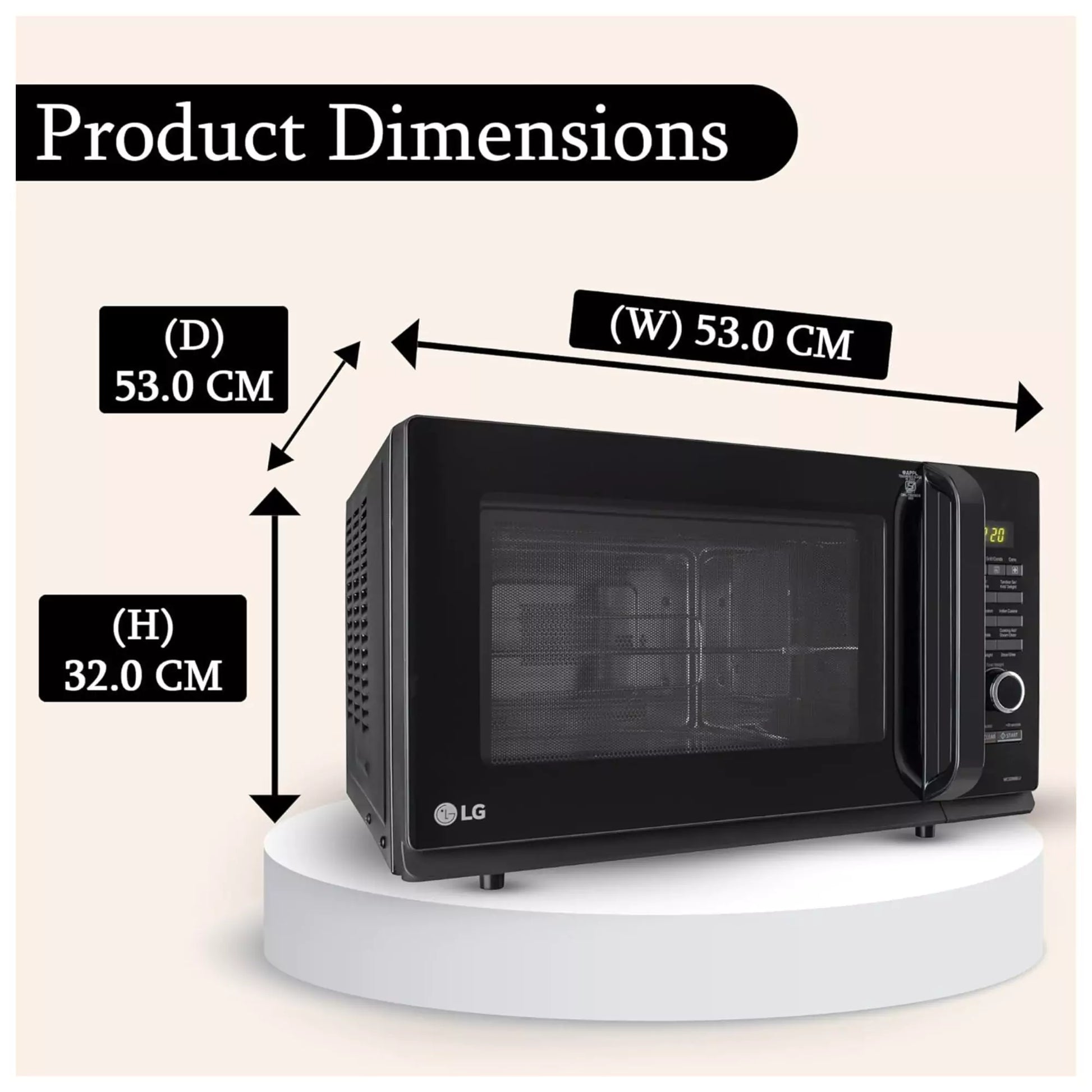 MC3286BLU , product dimension