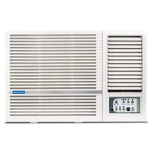 Blue Star 1.5 Ton 3 Star Fixed Speed Window AC (WFE318L, White)