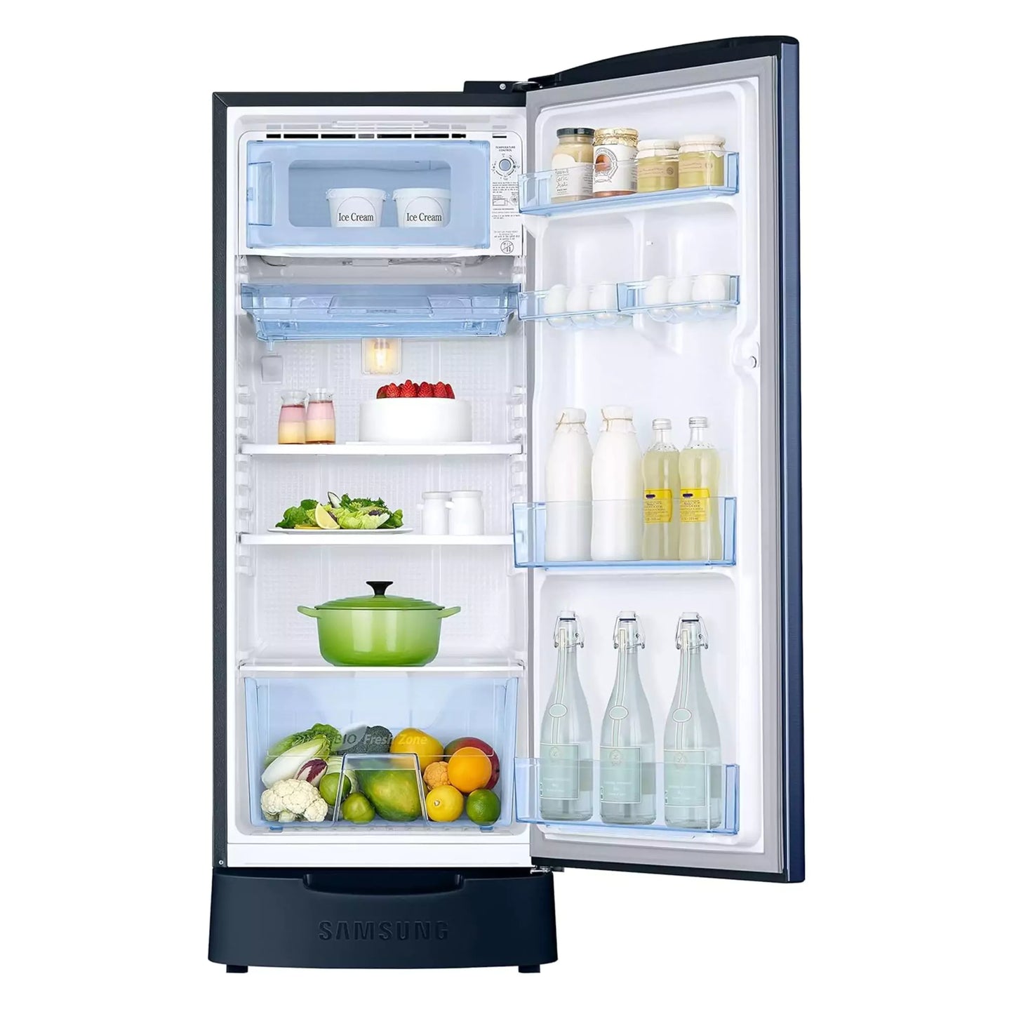 Samsung 183 L, 3 Star, Single Door Refrigerator with Fresh Room compartment