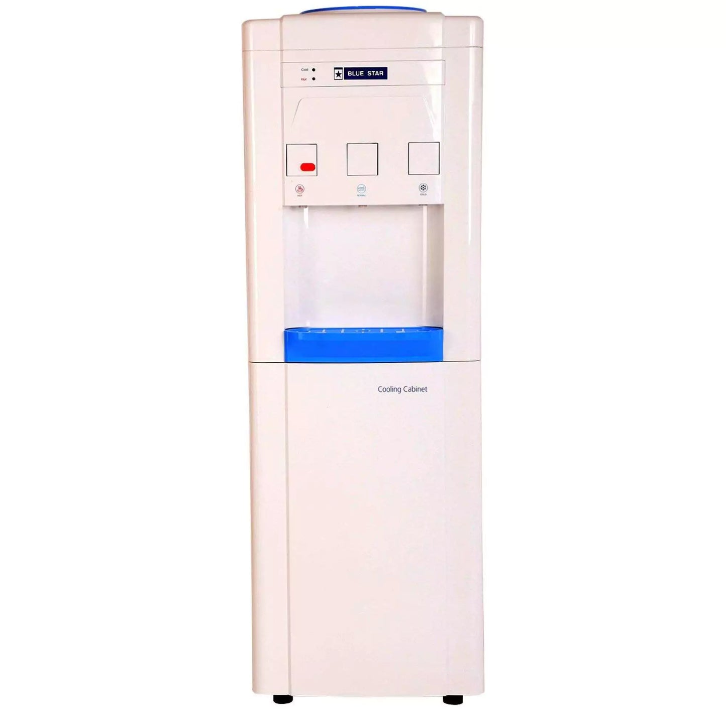 Bluestar Hot & Cold Normal Cooling Cabinet Water Dispenser, Bwd3Fmrga, White, 14 liter