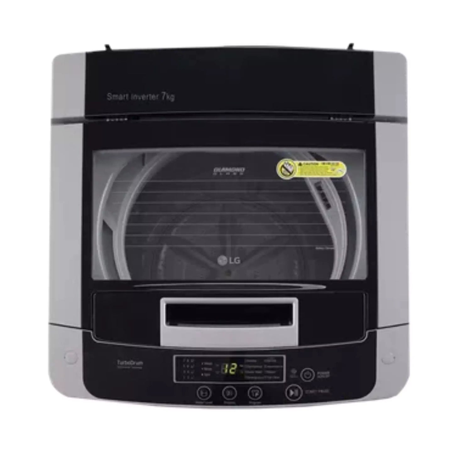 LG 7.5 kg Fully Automatic Top Load Washing Machine Silver (T75SKSF1Z)