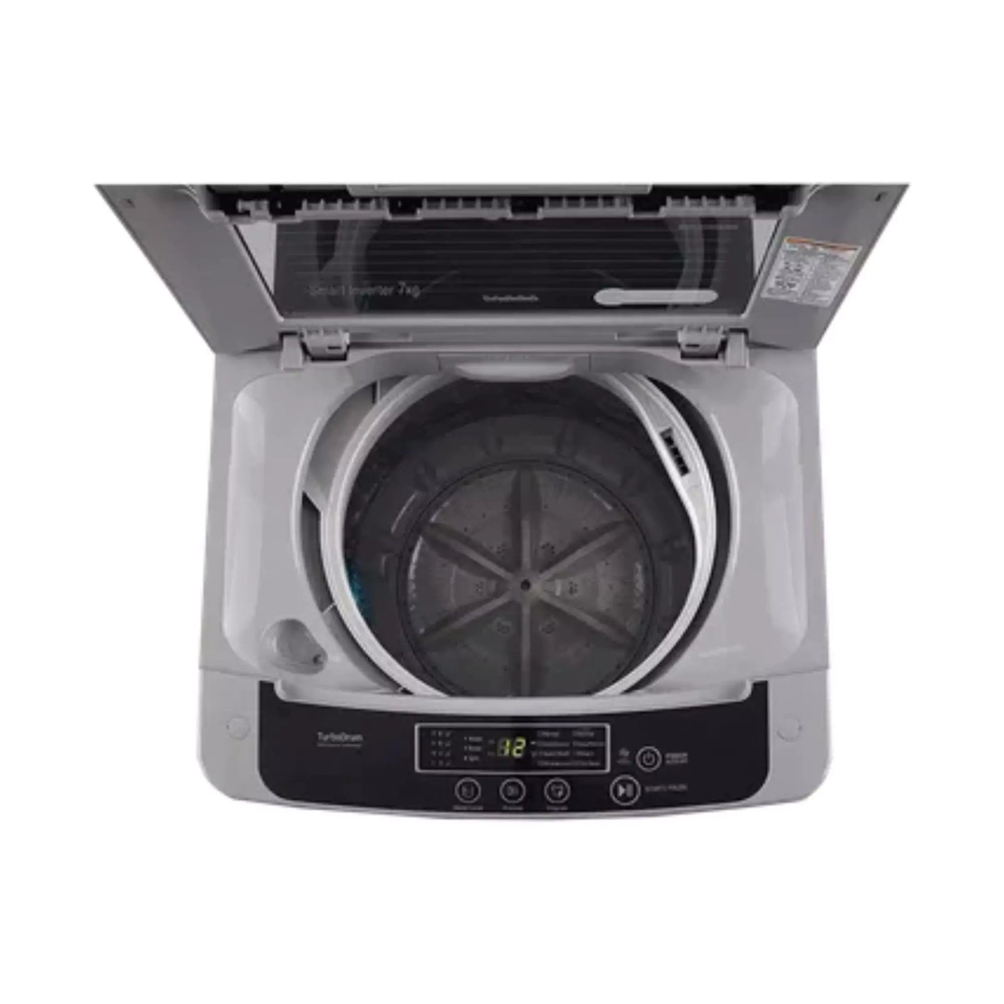 LG 7.5 kg Fully Automatic Top Load Washing Machine Silver (T75SKSF1Z)