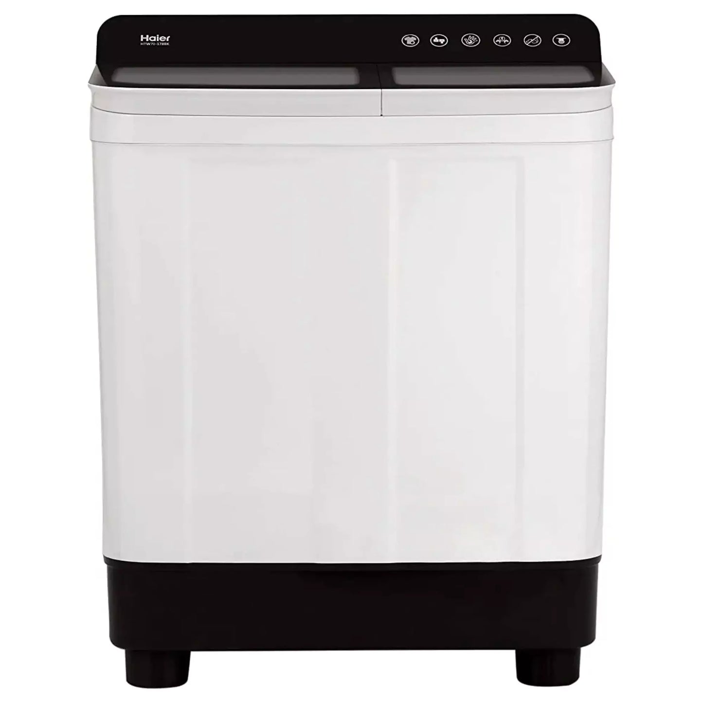 Haier 7.0 KG Semi Automatic Washing Machine (HTW70-178BKN)