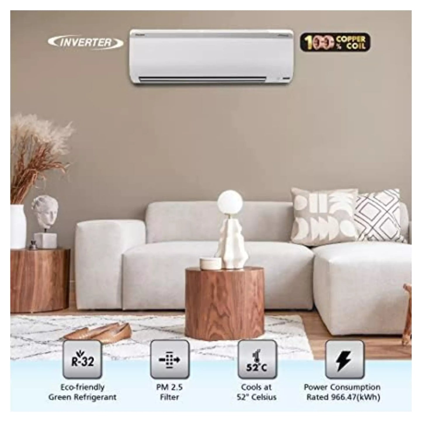 Daikin 1.5 Ton 3 Star - PM 2.5 filter