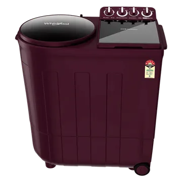 Whirlpool 8.5 kg 5 Star Semi Automatic Washing Machine with Turbo Dry Technology (30351, Wine Dazzle)