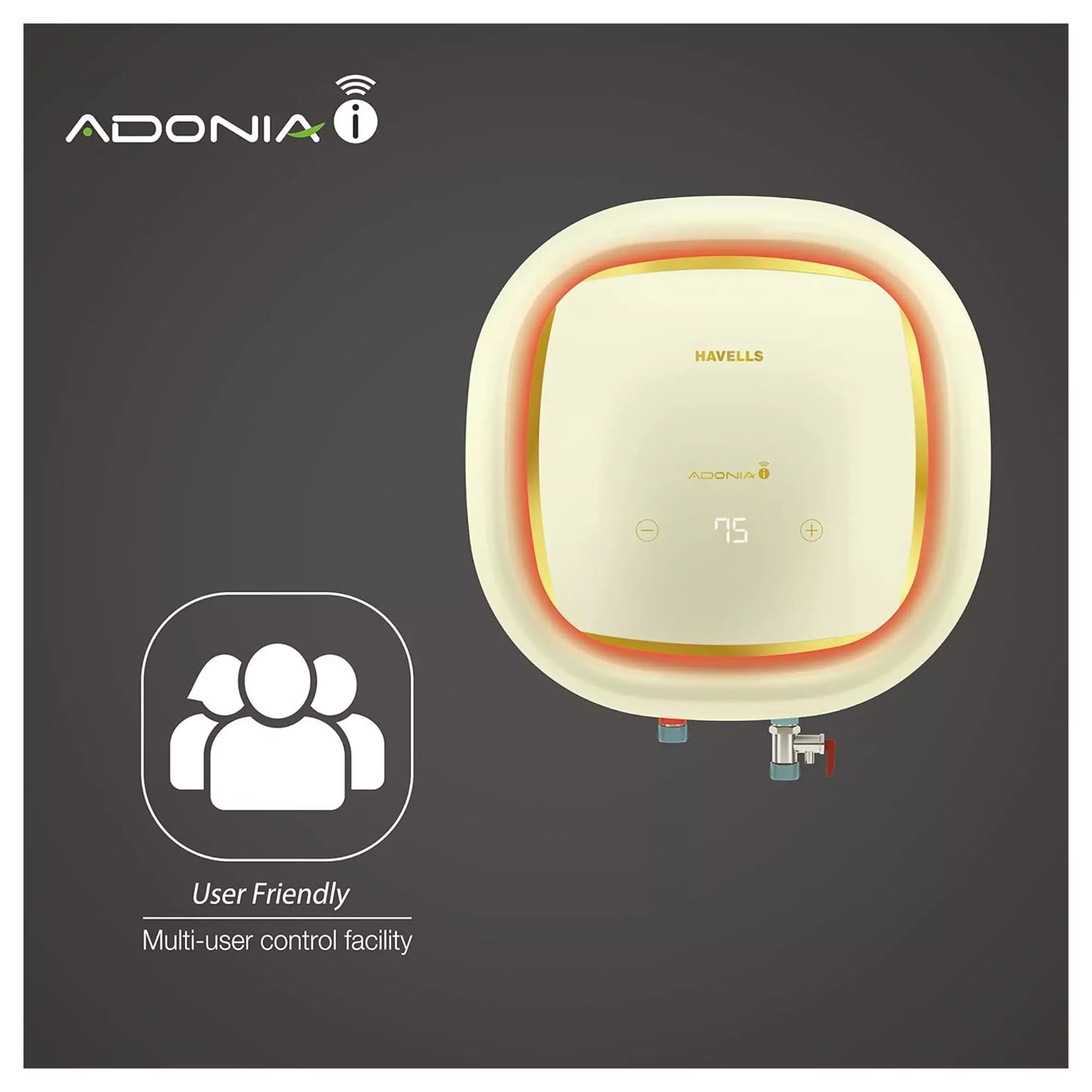 Havells Adonia-i 25 Litre Storage Water Heater with User Friendly