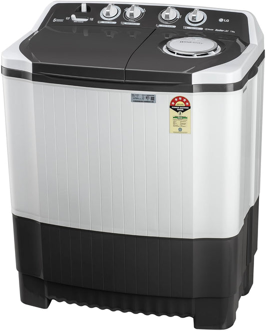 LG 7.5Kg Semi Automatic Top Load Washing Machine, Roller Jet Pulsator, Dark Grey