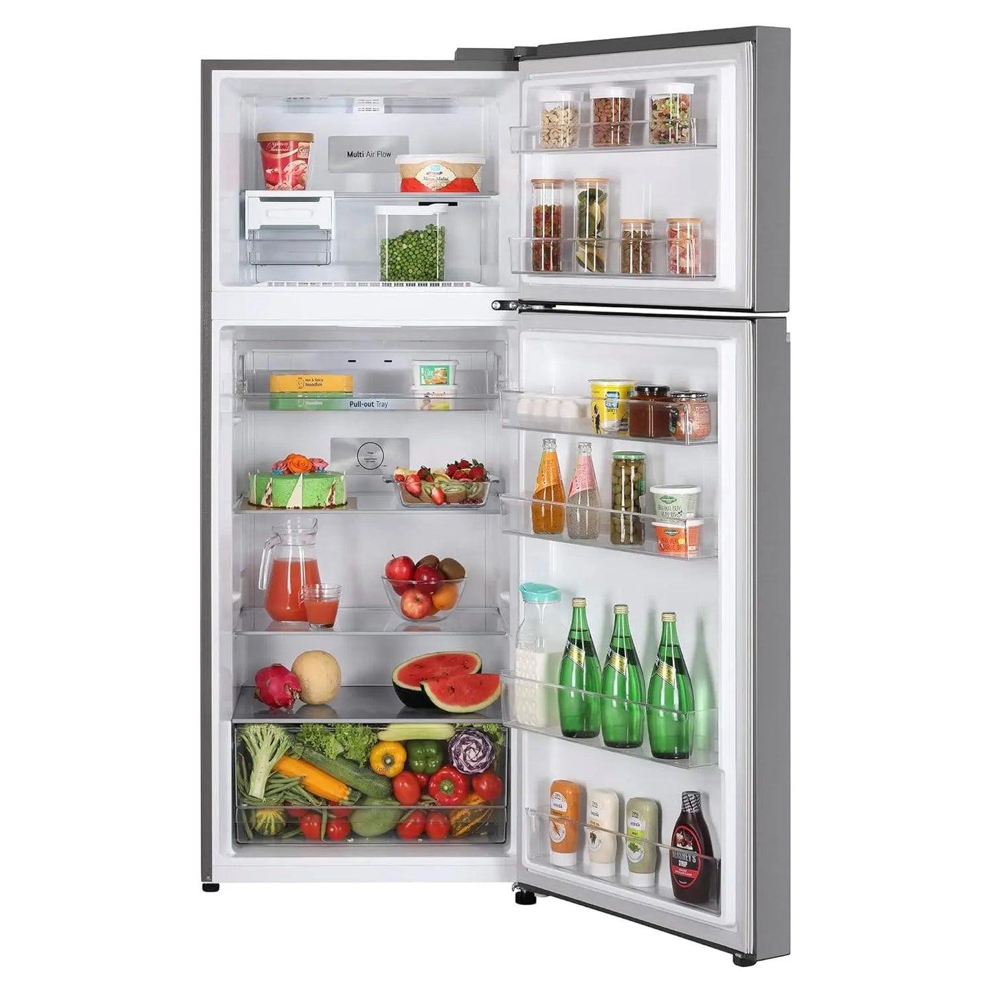 LG 380 L 2 Star Frost Free Double Door Refrigerator ( GL-N412SDSY)